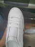 特豪川男鞋2025新款夏季小白鞋男板鞋韩版潮流皮面百搭鞋子男潮鞋休闲鞋 纯白 43 实拍图
