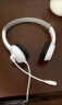 电音DT-326笔记本电脑耳机头戴式带麦 有线耳机电二合一联想华硕台式电脑学习英语降噪线控耳麦带话筒 白色- 线控双插头版-台式电脑/双孔笔记本 实拍图