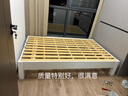 欧浩 床 无床头床实木床架可定制排骨架床双人床民宿酒店公寓单人床架 床+10cm环保椰棕床垫 1200*1900 实拍图