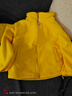 G.duck小黄鸭儿童冲锋衣春秋两件套男童女童冬季羽绒三合一防风保暖外套 黄色抗寒过冬三件套【羽绒内胆】 100  （建议身高85-95cm宝宝） 实拍图