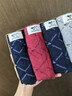七匹狼纯棉内裤男透气三角裤抗菌全棉加大码肥佬裤宽松打底裤衩性感短裤 4条装(宝蓝+宝蓝+浅灰+枣红) 4条 XL(125-145斤/腰围2.3-2.5尺) 实拍图