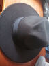 诺芝萌 复古男士绅士礼帽子 舞台表演帽男士毡帽上海戏剧滩爵士帽NC697 黑色蝴蝶结带子 均码 头围57cm 实拍图