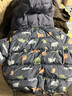 戴维贝拉（DAVE＆BELLA）童装男童羽绒服洋气儿童连帽外套保暖女宝宝衣服秋冬新年小童上衣 动物印花【DB4242806】 120 cm（建议身高110-120cm） 实拍图