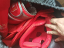 九日山散打护具套装 成人儿童拳击训练健身器材拳套【五件套】 红色 S 实拍图