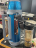 虎牌（TIGER） 保温杯不锈钢便携户外杯男女运动水壶开学水壶MHK-A20C 蓝银色AQ 2000ml 实拍图