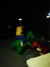Elinfant绿恐龙充气服圣诞搞怪服饰派对cosplay卡通人偶搞笑面具服装道具 S码红恐龙充气服 实拍图