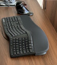 微软 (Microsoft) 人体工学键盘 黑色 | 有线键盘 力学设计 舒适可靠 全尺寸键盘 办公键盘 实拍图