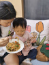 托马斯1-5岁宝宝幼儿园书包迷你可爱蘑菇小背包超轻便儿童双肩包 绿色-草莓双肩包 实拍图