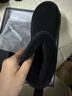 拉夏贝尔女靴冬季加绒厚底雪地靴女2024冬季新款加厚保暖鞋东北大棉鞋现货 黑色 加绒 0835 38 实拍图
