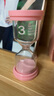 松册沙漏计时器3/5/10/15/30/60分钟儿童刷牙倒计时学习摆件防摔时间 【沙漏计时器】马卡粉-3分钟 实拍图