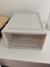 百露收纳箱抽屉式衣服透明整理箱家用衣物储物柜子衣柜塑料内衣收纳盒 加厚中号单个 实拍图