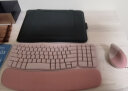 罗技（Logitech）Wave Keys人体工学键盘 无线蓝牙键盘办公ipad键盘自带掌托倾角支架 Wave Keys+Lift【粉色键鼠套装】 晒单实拍图