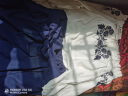 欧迪惠法式连衣裙女装2024年夏季新款小香风套装裙新中式刺绣雪纺裙子女 蓝白 M 实拍图