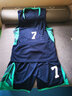 正豹篮球服套装男定制队服大学生比赛服训练运动村ba印字团购印号球衣 A205宝蓝 L(160-165) 实拍图