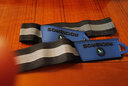 洛克兄弟（ROCKBROS） 洛克兄弟自行车束裤带 登山户外束管绑带骑行绑腿带高弹性装备 蓝黑2个 实拍图