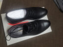 红蜻蜓舒适商务休闲时尚系带皮鞋男士正装德比婚鞋 WTA73761 黑色 39 实拍图
