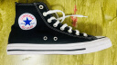 匡威（Converse）ALL star  常青款男鞋女鞋经典休闲鞋情侣鞋高帮帆布鞋板鞋学生鞋 101010 经典高帮 40/7 实拍图