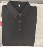 红蜻蜓（RED DRAGONFLY）长袖T恤男商务休闲时尚简约舒适百搭套头POLO衫打底衫上衣黑色XL 实拍图