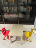 禧天龙家用加厚椅子靠背椅板凳子宝宝小坐椅幼儿园塑料防滑可叠放小凳子 【玩具桌】奶油白 不含椅子 【优选PP原料】 实拍图