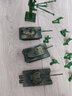 JEU1/72拼装坦克世界模型套装 二战德系苏系虎式豹式三号突击车 坦克世界苐一弹八只装 实拍图