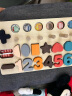 麦如幼儿童玩具木制数字拼图积木早教益智玩具男孩女孩1-2岁半3宝宝数字形状配对颜色认知生日礼物 晒单实拍图