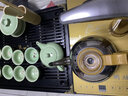梦州茶盘一体式茶台茶具套装全自动实木功夫茶道带烧水壶茶机泡茶家用 02款黑色茶盘-青瓷鱼茶具-全自动电器 实拍图