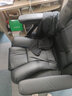 双木马 加厚可躺老板椅电脑椅家用办公椅子麻将椅会议椅靠背椅弓形座椅 皮艺-黑色 升级可躺款（带搁脚+无腰枕） 实拍图