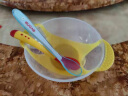 爱得利儿童硅胶软勺宝宝碗勺餐具新生儿软头勺婴儿勺子辅食勺饭勺AG-204 硅胶软头勺+吸盘碗+感温勺 实拍图
