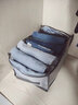友纳（YOUNA）衣服收纳盒分格整理箱透明 衣柜收纳分层装衣物抽屉裤子收纳神器 奶油米【无格款】可收纳四件套/羽绒服/被子 实拍图