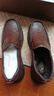 骆驼（CAMEL）软底舒适耐磨套脚秋中年商务休闲皮鞋男 GE12235379 棕色 38 实拍图