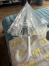 天玮伞业（Tianwei umbrella）16骨透明伞纤维骨抗风自动纯色POE伞简约纯色成人便捷长柄伞 晒单实拍图