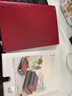 bowen博文PU软皮带吊牌坠商务笔记本盒装办公文具用品工作会议记事本子手册日记本可定制 【酒红色】 【(530)B5】 实拍图