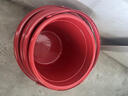 甲东里塑料家用大号红色乔迁新居结婚用品红桶加厚喜桶水桶手提陪嫁米桶 喜庆红中号水桶 实拍图