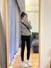 莫代尔鲨鱼裤女外穿春夏款2025新款高腰收腹提臀芭比裤瑜伽裤打底裤 黑色【春秋款】适合10-30度 L 码【适合110-125斤】 实拍图