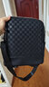 KOFTA品牌 棋盘格真皮双肩包女2025新款女士背包休闲书包百搭生日礼物 黑色 实拍图