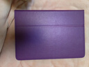 亖燚 苹果2021ipad保护套10.2皮套轻薄第九代全包8防摔9.7英寸air1支架mini6外壳 紫色（保护套+钢化膜） 2021款iPad 10.2英寸（第九代） 实拍图
