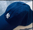 MLB旗舰官网男女帽子运动休闲鸭舌帽情侣遮阳帽软顶棒球帽生日礼物 纽约洋基队/藏青色/77 均码 F 实拍图