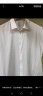 红豆（Hodo）短袖衬衫男23款0感舒适衬衫陶瓷纽扣短袖衬衫 W1极地白 40  晒单实拍图