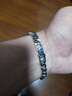 罗泰老银匠925银霸气男士复古手链潮时尚个性马鞭链刻字手环 手链长21cm（适合手腕周长19cm） 实拍图