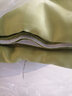 伊帘坊窗帘成品加密加厚仿亚麻棉麻纯色卧室客厅定制遮光窗帘布窗纱拼接窗帘 草绿色 2.0米宽*2.7米高挂钩式可改高度 实拍图