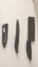 欧菲斯陶瓷菜刀具切菜刀家用酷黑小厨刀锋利切片肉切菜刀 陶瓷酷黑片刀+料理小刀两件套 实拍图