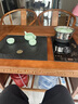 凝古轩 茶桌椅组合实木茶台功夫新中式喝茶几泡茶阳台办公室烧水壶一体 1.5米宝鼎1卷书4圈椅 石盘 实拍图