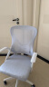 VWINPER电脑椅家用人体工学椅子办公椅靠背学生学习写字书房电竞游戏椅 白框灰网+乳胶坐垫（80%选择） 晒单实拍图