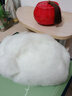 皓梵洁棉花填充棉填充物手工pp棉diy抱枕芯丝棉玩偶娃娃玩具枕头蓬松棉 PP填充棉-无荧光（100克） 实拍图