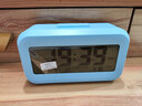 科士德（K KESHIDE）闹钟学生起床神器强力叫醒床头桌面时钟女孩儿童静音数字电子钟表 【大音量*三组闹钟*配贴画】蓝色 实拍图