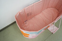 西哈泳士泡澡桶成年大人可折叠家用双人鸳鸯浴缸全身沐浴盆儿童洗澡桶大桶 粉1.5米【5层夹棉板材】明星礼 实拍图