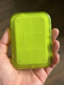 folca药盒 六格药盒便携密封大容量饰品收纳盒 绿色yh004 实拍图