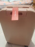 米熙高颜值拉杆箱子行李箱女旅行箱包22英寸双层防爆拉链密码箱茱萸粉 实拍图