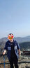 凯玛仕 登山杖 超轻伸缩行山拐杖折叠徒步爬山装备户外登山行山杖 内置弹簧减震【直柄四节-蓝色】 实拍图