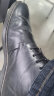 奥康（Aokang）男鞋牛皮皮鞋男士商务正装圆头系带低帮鞋子 黑色（偏大一码） 43 实拍图